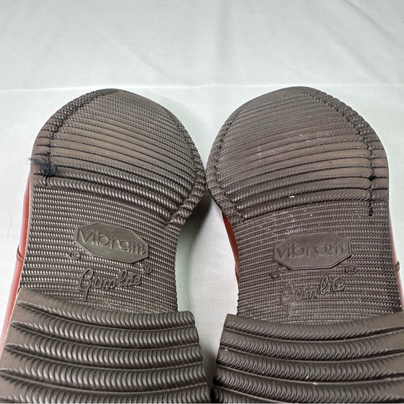 Salvatore Ferragamo Dress Shoes Mens 10 D Leather Brown Cap Toe Vibram Gumlite - Picture 10 of 10